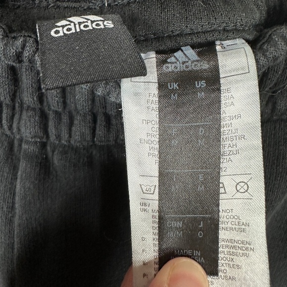 adidas Mens‎ Size Medium black Elastic Waist Pull On Joggers Sweatpants - Picture 3 of 6